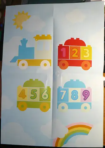 Duplo Poster, Number Train (6380036)