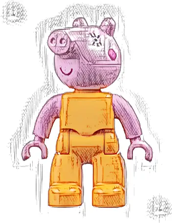 Duplo Figure Lego Ville, Mummy Pig (6463592)