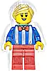 Minifigurka LEGO® cty1139 Ice Cream Vendor - Female, Red Legs, Bright Light Yellow Hair