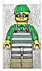 Minifigurka LEGO® cty1382 Police - Jail Prisoner Chef with Apron