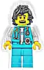 Minifigurka LEGO® cty1658 Arctic Explorer - Male, Stethoscope, Medium Azure Legs, Black Hair