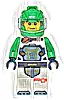 Minifigurka LEGO® cty1763 Astronaut - Male, White Spacesuit with Bright Green Arms, Bright Green Helmet, Trans-Clear Visor, Sideburns