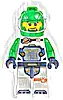 Astronaut - Male, White Spacesuit with Bright Green Arms, Bright Green Helmet, Trans-Clear Visor, Goatee
