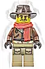 Minifigurka LEGO® cty1896 Arctic Explorer - Male, Reddish Brown Fedora and Coat, Dark Tan Legs, Red Scarf (Johnny Thunder)