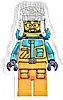 Minifigurka LEGO® cty1898 Arctic Explorer - Male, Orange and Medium Azure Jacket, Dark Blue Ushanka Hat, Black Beard, Glasses, Back Pack