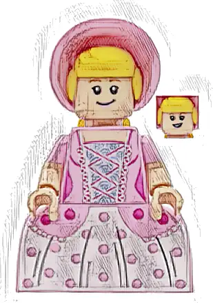 Bo Peep - Bright Pink Dress