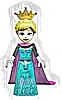 Minifigurka LEGO® dp134 Elsa, Coronation Elsa - Dark Turquoise Dress, Black Sleeves and Magenta Cape