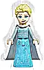 Minifigurka LEGO® dp136 Elsa - Medium Azure Skirt, Medium Blue Long Narrow Glitter Cape