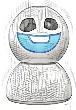 Snowgie - Bright Light Blue Smile, Dome Body