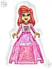 Minifigurka LEGO® dp204 Ariel -  Diamond Dress Container Bottom