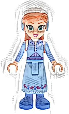 Anna - Bright Light Blue Skirt and Coat