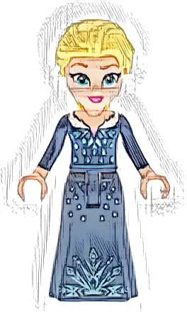 Elsa - Dark Blue Dress