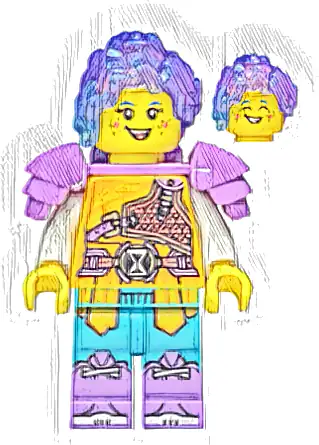 Izzie (Isabel Christina Garcia) - Medium Lavender Shoulder Pads