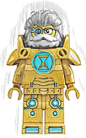 Minifigurka LEGO® drm035 Mr. Oz - Gold Suit and Armor