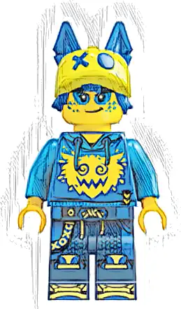 Logan - Minifigure, Blue Hoodie