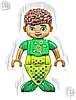 Minifigurka LEGO® dupmermaid04 Duplo Figure, Disney Princess, Fernie (Merman) (6490031)