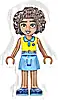 Minifigurka LEGO® frnd0606 Friends Aliya - Yellow Top, Medium Blue Skirt, Dark Blue Shoes