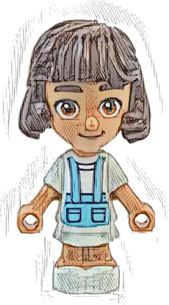 Friends Alba - Micro Doll, Light Aqua Dress