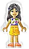 Minifigurka LEGO® frnd0776 Friends Liann - White Tank Top, Bright Light Orange Shorts, Coral Shoes