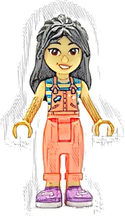 Friends Liann - Coral Overalls