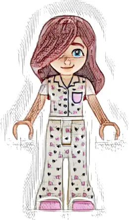 Friends Paisley - White Pajamas