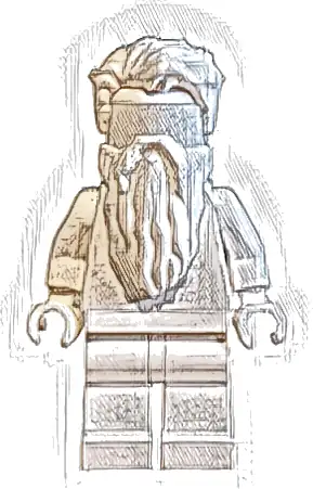 Statue God Oceanus (Monochrome)