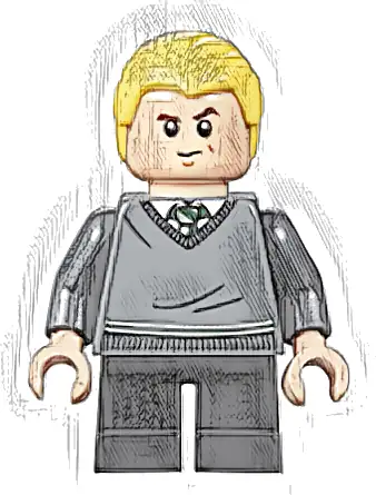 Draco Malfoy - Slytherin Sweater, Black Short Legs