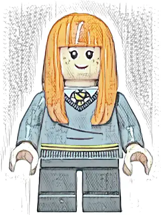 Susan Bones - Hufflepuff Sweater, Black Short Legs, Hard Plastic Hair