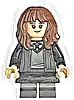 Minifigurka LEGO® hp378 Hermione Granger - Hogwarts Robe, Black Tie, Skirt, and Short Legs with Dark Bluish Gray Stripes