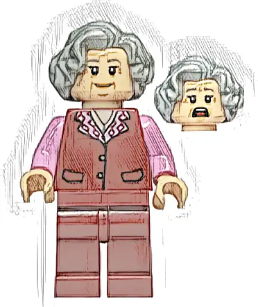 Trolley Witch - Dark Red Legs