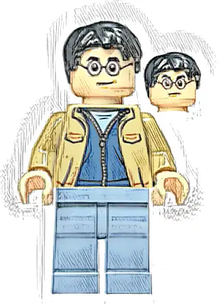 Harry Potter - Dark Tan Jacket, Sand Blue Legs