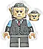 Minifigurka LEGO® hp448 Goblin - Black Pinstripe Vest, Dark Bluish Gray Hair