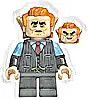 Minifigurka LEGO® hp452 Goblin - Black Pinstripe Vest, Dark Orange Hair