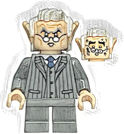 Bogrod - Dark Bluish Gray Pinstripe Suit