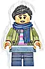 Minifigurka LEGO® hp469 Cho Chang - Olive Green Jacket, Dark Blue Medium Legs