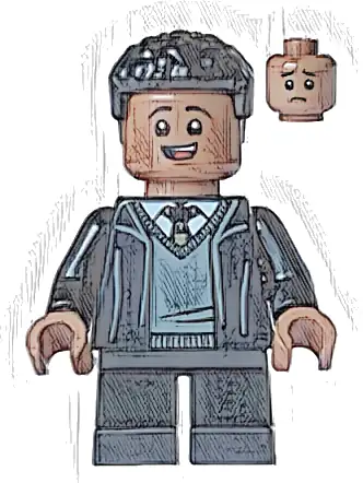 Dean Thomas - Hogwarts Robe, Black Tie