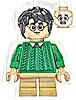 Minifigurka LEGO® hp475 Harry Potter - Green Sweater, Dark Tan Short Legs
