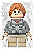Minifigurka LEGO® hp496 Ron Weasley - Dark Bluish Gray Plaid Jacket, Dark Tan Short Legs