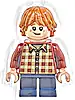 Minifigurka LEGO® hp513 Ron Weasley - Dark Red Plaid Shirt, Dark Blue Short Legs