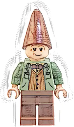 Arthur Weasley - Sand Green Open Jacket, Reddish Brown Legs and Hat