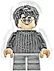 Minifigurka LEGO® hp538 Harry Potter - Black Striped Sweater, Dark Bluish Gray Short Legs
