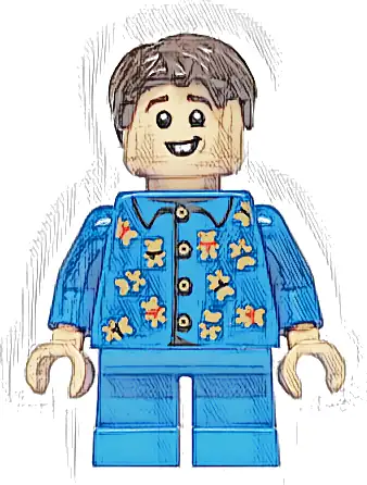 Neville Longbottom - Blue Teddy Bear Pajamas