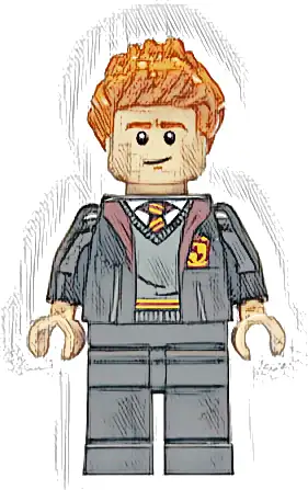 Percy Weasley - Gryffindor Robe Open