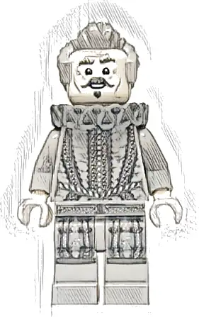 Nearly Headless Nick - Dark Bluish Gray Neck Ruff