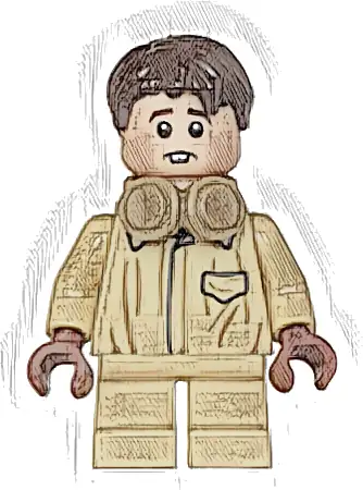 Neville Longbottom - Coveralls, Headphones, Tan Short Legs, Tooth Gap / Lopsided Smile