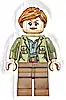 Minifigurka LEGO® jw021 Claire Dearing - Olive Green Jacket