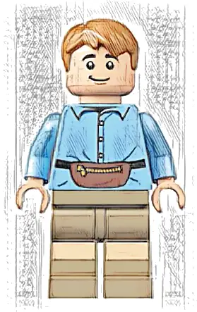 Ben - Bright Light Blue Shirt