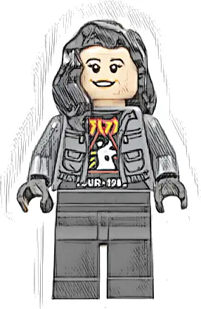 Zia Rodriguez - Dark Bluish Gray Jacket