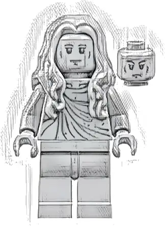 Elf Statue - Wavy Hair, Legs