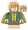 Minifigurka LEGO® lor124 Meriadoc Brandybuck (Merry) - Medium Nougat Hair, Light Nougat Feet